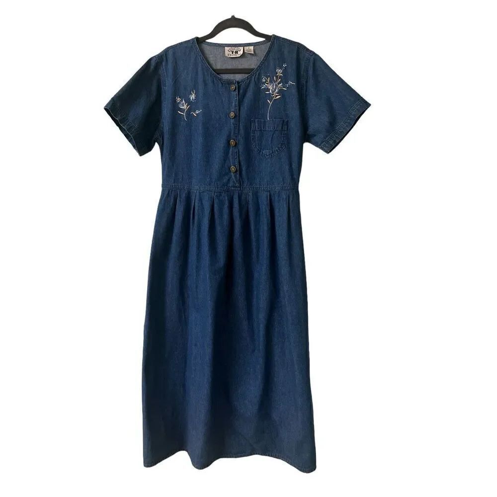 Vintage T & R Denim dress medium